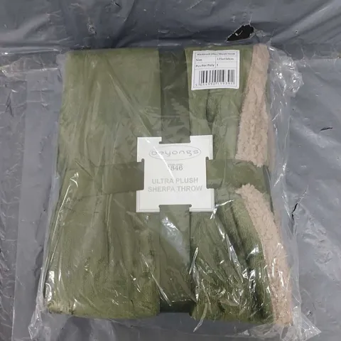 DEYONGS ULTRA PLUSH SHERPA THROW