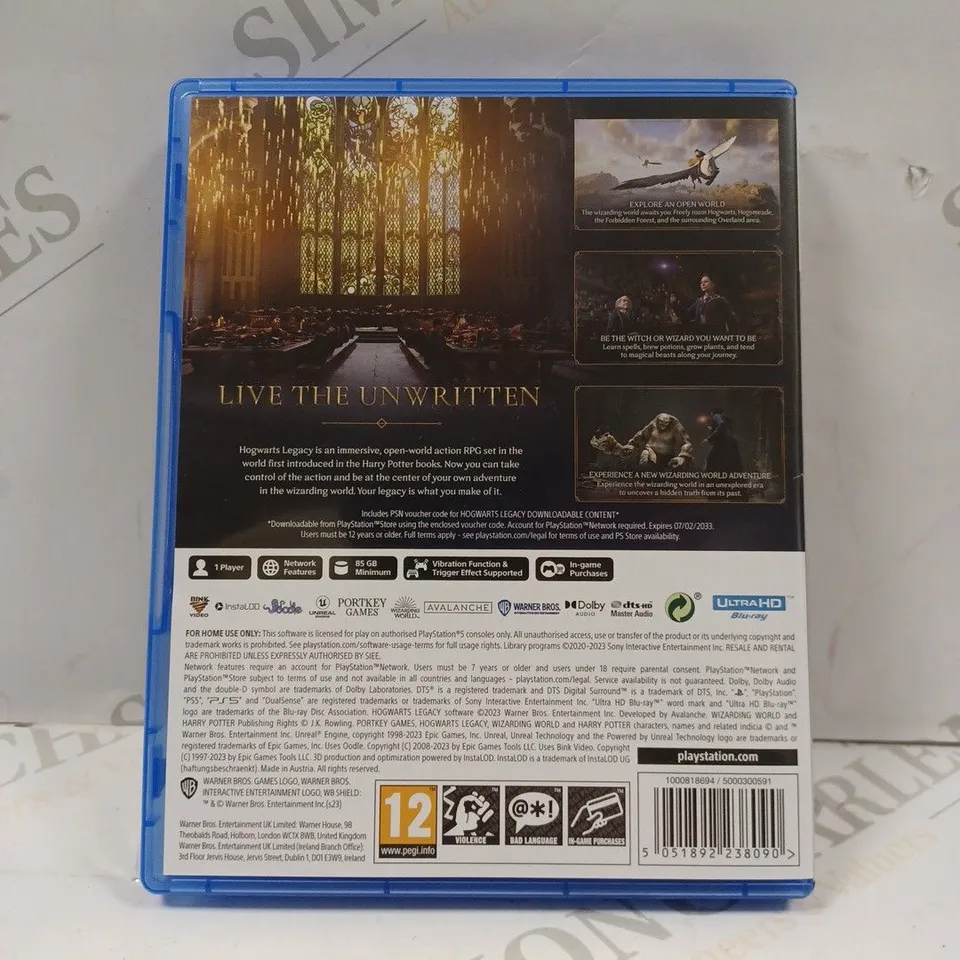 SEALED PLAYSTATION 5 HOGWARTS LEGACY STANDARD EDITION