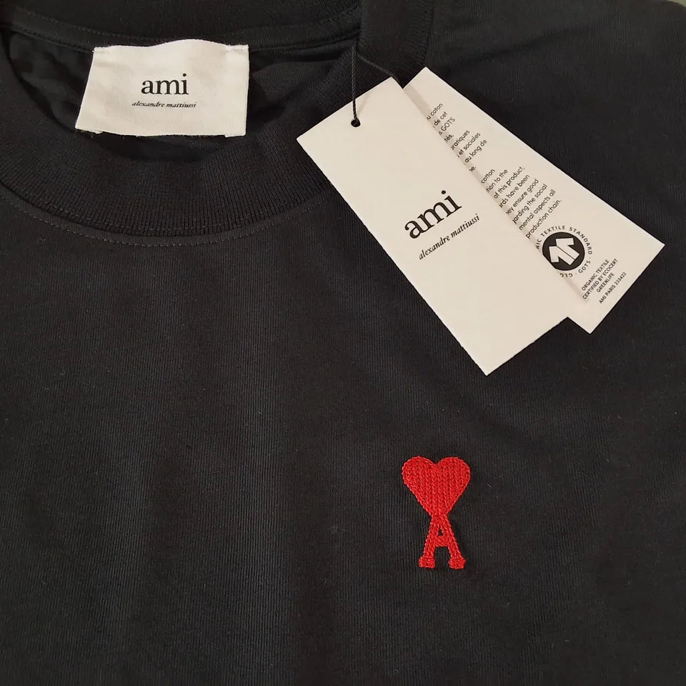 ALEXANDRE MATTIUSSI BLACK CREW T-SHIRT