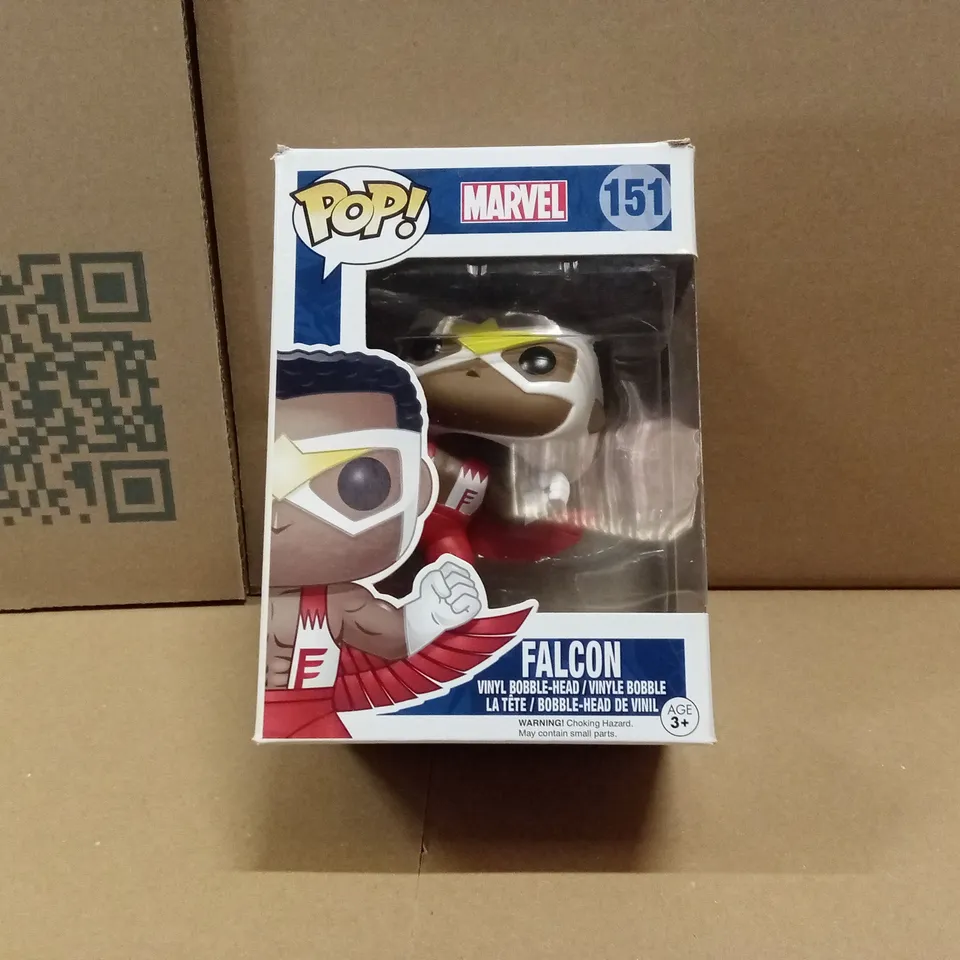 BOXED FUNKO POP MARVEL 151 FALCON VINYL BOBBLE-HEAD