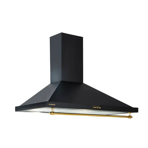 KLARSTEIN MONTBLANC 90CM 599.2M³/H RETRO CHIMNEY COOKER HOOD​ BLACK