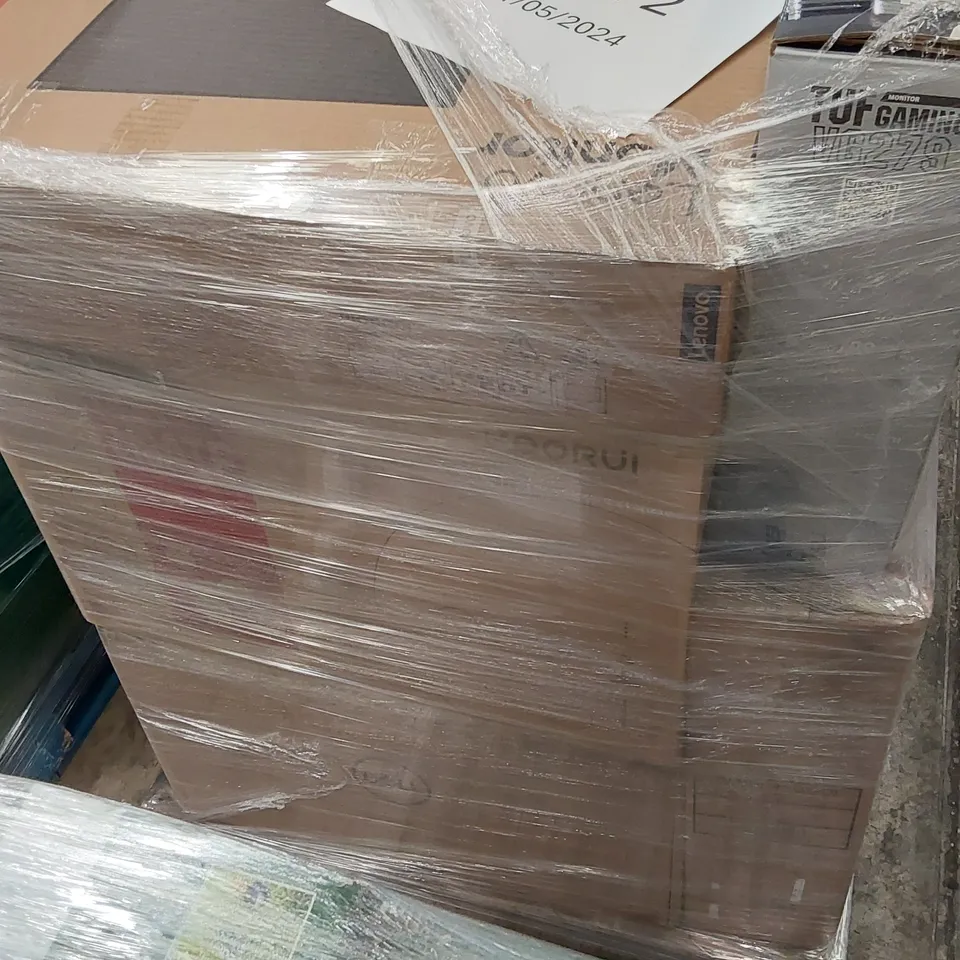 PALLET OF APPROXIMATELY 19 UNPROCESSED RAW RETURN MONITORS TO INCLUDE;