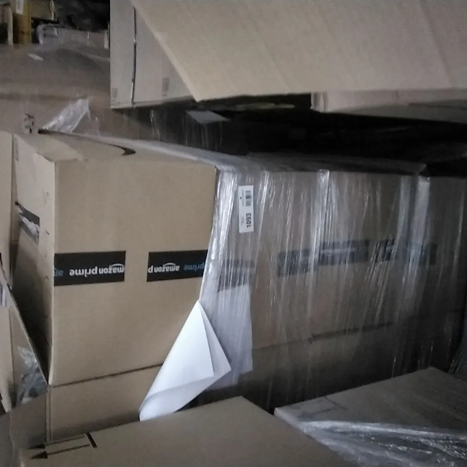 PALLET OF ASSORTED ITEMS INCLUDING THE POLITICS OF PERFORMANCE, BUBBLE WELL, 2022 CASTLE CALENDER, M DESIGN PLASTIC BASKETS, M DESIGN BLACK WIRE BASKET, STAINLESS STEEL TONGS