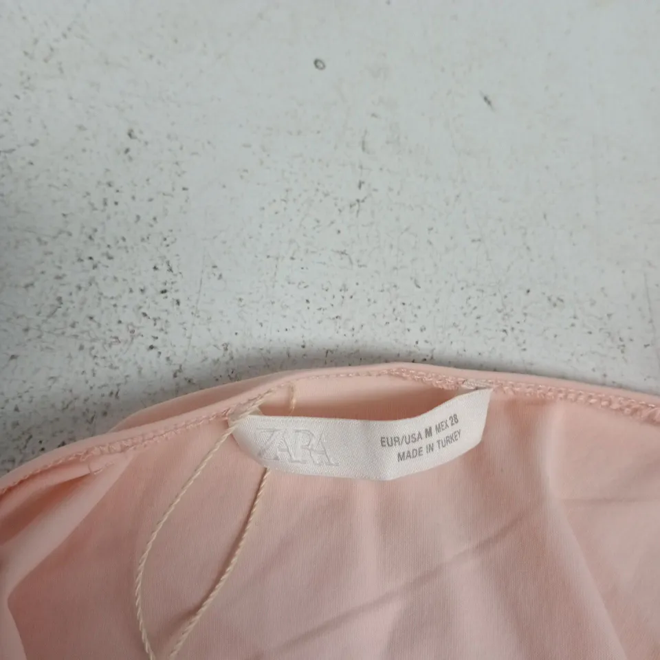 ZARA PINK LACE BUSTIER TOP – EUR/USA M (MEX 28) MADE IN TURKEY