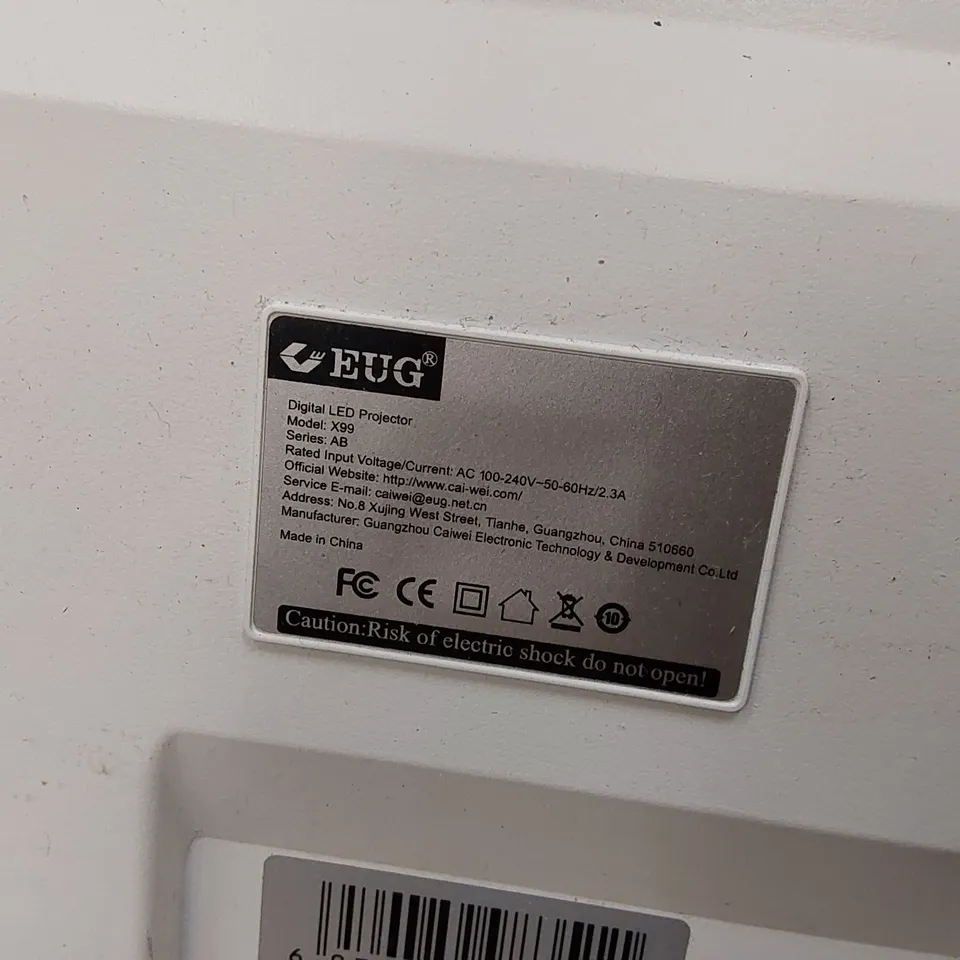 BOXED EUG LED PROJECTOR X99 (1 BOX)