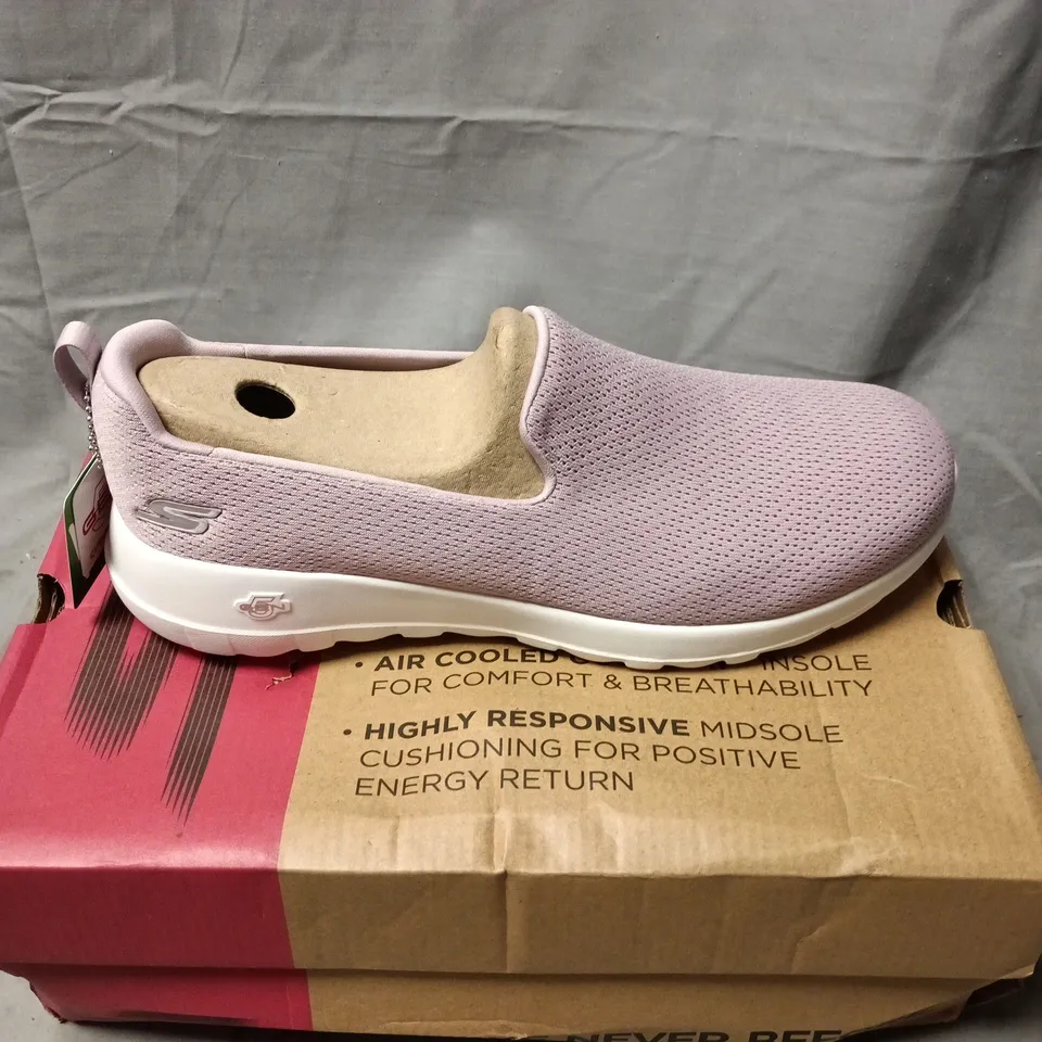 SKECHERS GO WALK SLIP-ON WOMEN'S SHOES – PINK MESH, WHITE SOLE SIZE 7