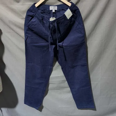 SEASALT CORNWALL MEN'S MIDSHIPMAN TROUSER - ORGANIC COTTON NAVY SIZE M UK