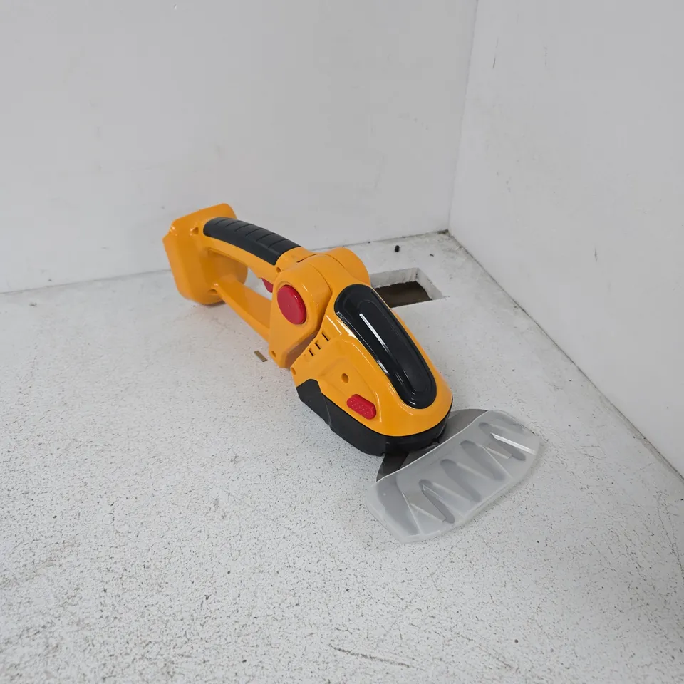 YELLOW PLASTIC TOY POWER SAW