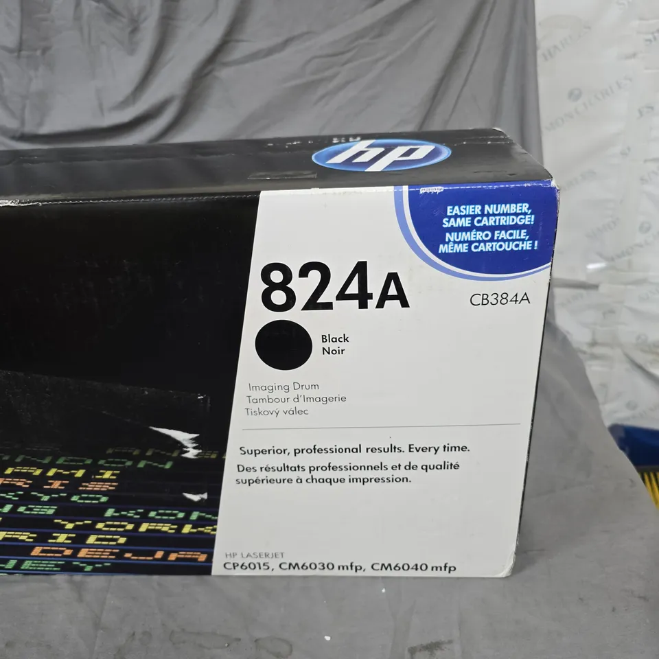 HP LASERJET IMAGING DRUM 824A (BLACK) - BOXED FOR CP6015/CM6030/CM6040 MFP