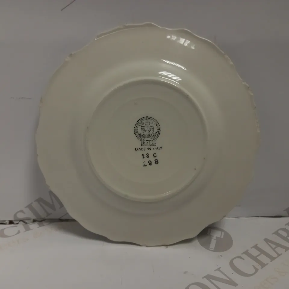 DESIGNER OLIVE CERAMIC PLATE MADE IN ITALY