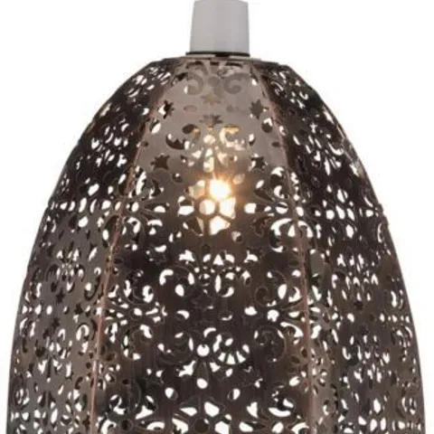 BOXED OAKS LIGHTING ARI RANGE FLORAL LAMP SHADE NON ELECTRIC, ANTIQUE BRASS