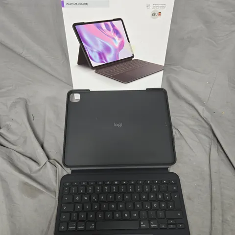 BOXED LOGITECH COMBO TOUCH IPAD PRO 13" KEYBOARD - GERMAN LAYOUT 