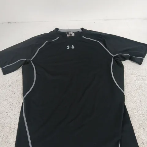UNDER ARMOUR HEATGEAR COMPRESSION TOP β BLACK, MEN'S SIZE XL