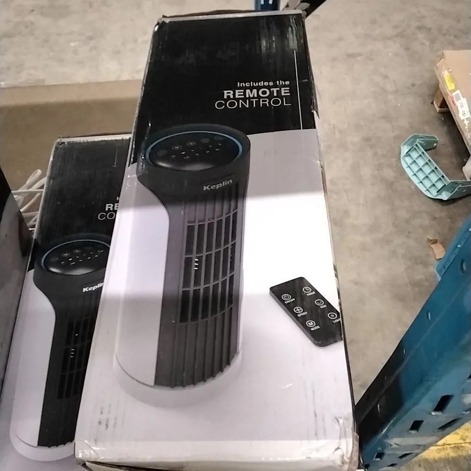 BOXED KEPLIN MINI TOWER FAN INCLUDES REMOTE CONTROL 