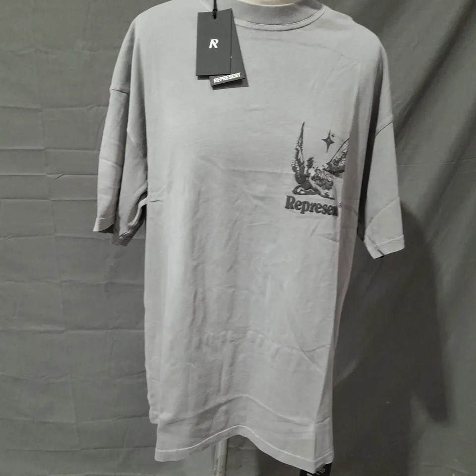 REPRESENT SPIRIT OF SUMMER T-SHIRT IN MIST - M