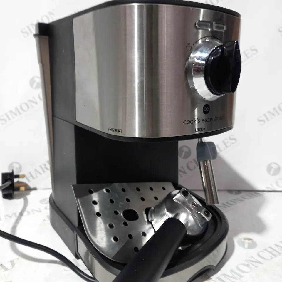 BOXED COOK'S ESSENTIALS PUMP ESPRESSO COFFEE MACHINE