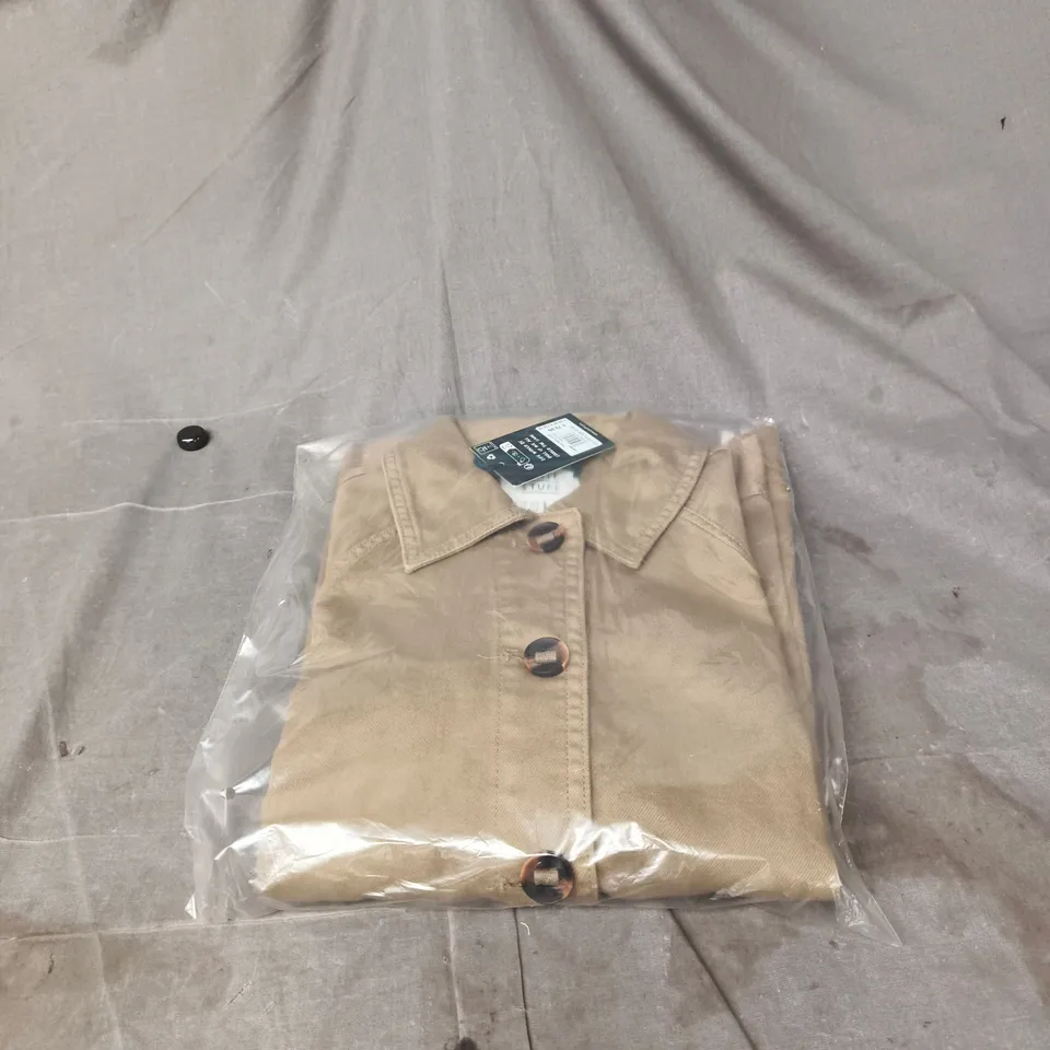 WEIRD FISH EDEN DENIM JACKET KHAKI GREEN UK12R BAGGED WITH TAGS RRP £70
