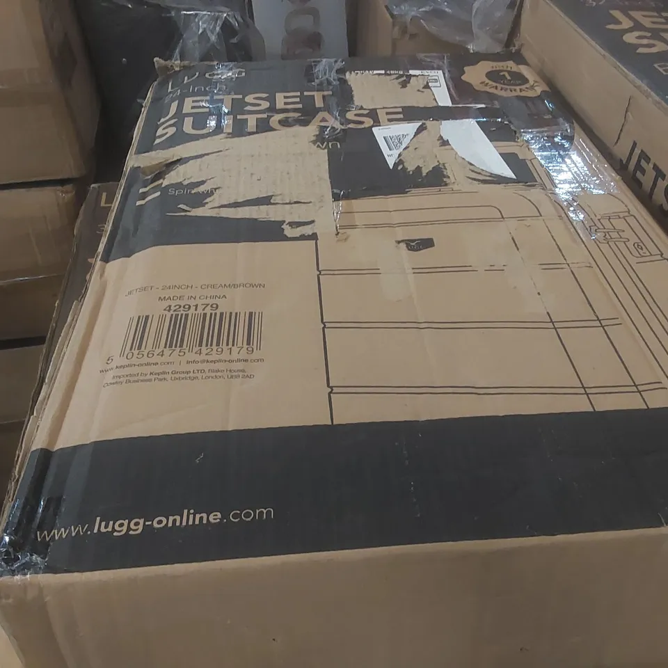 BOXED LUGG TRAVEL SUITCASE