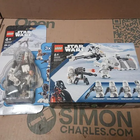 LEGO STAR WARS 40557 (64 PCS) AND 75320 SNOWTROOPER BATTLE PACK – BOXED SETS