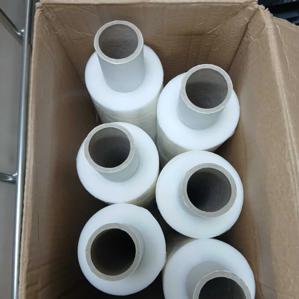 6 X PALLET STRETCH FILM ROLLS - 400MM X 300M PER ROLL