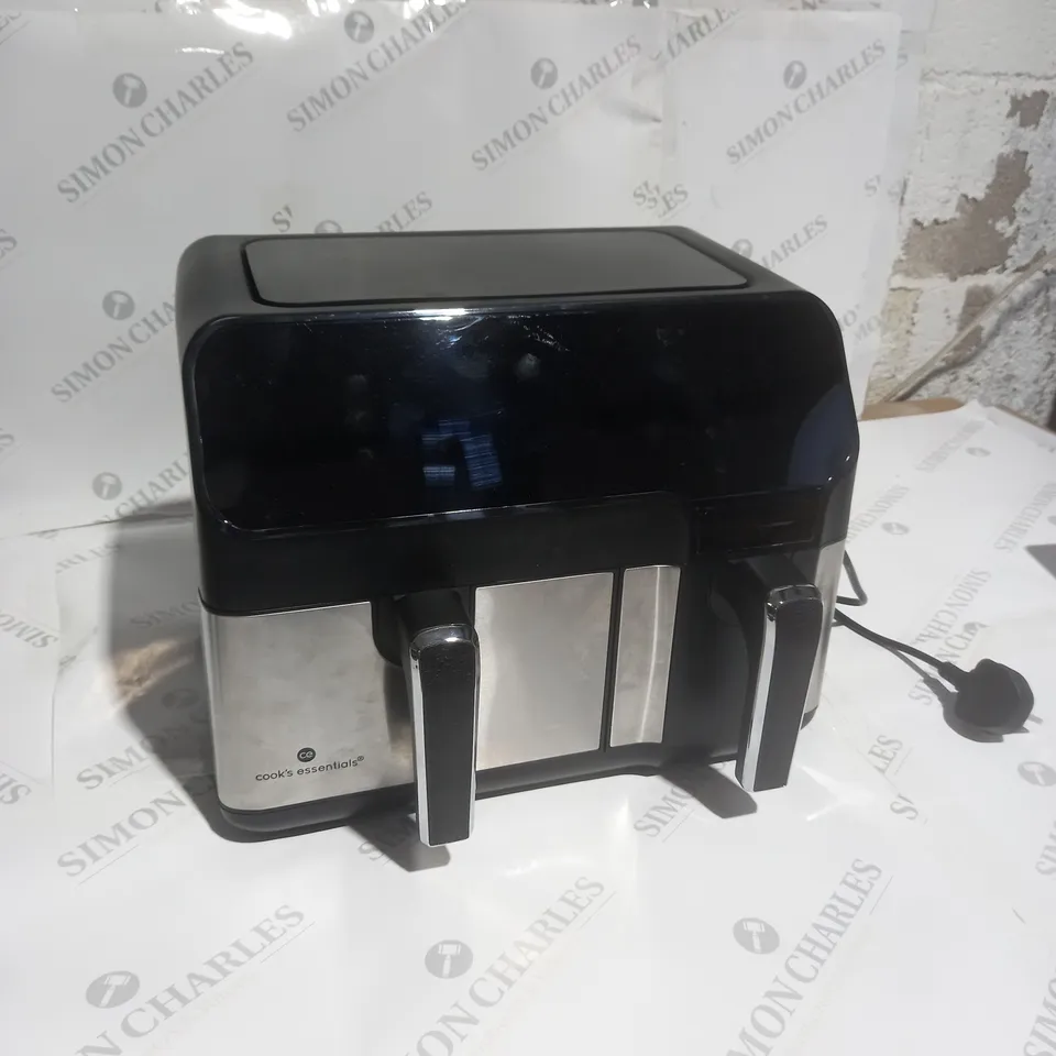 COOK'S ESSENTIALS 7.7L DUAL AIR FRYER 