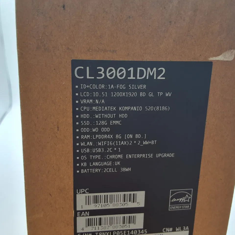 LOT OF 3 BOXED ASUS CHROMEBOOK TABLETS WITH DETACHABLE KEYBOARDS 