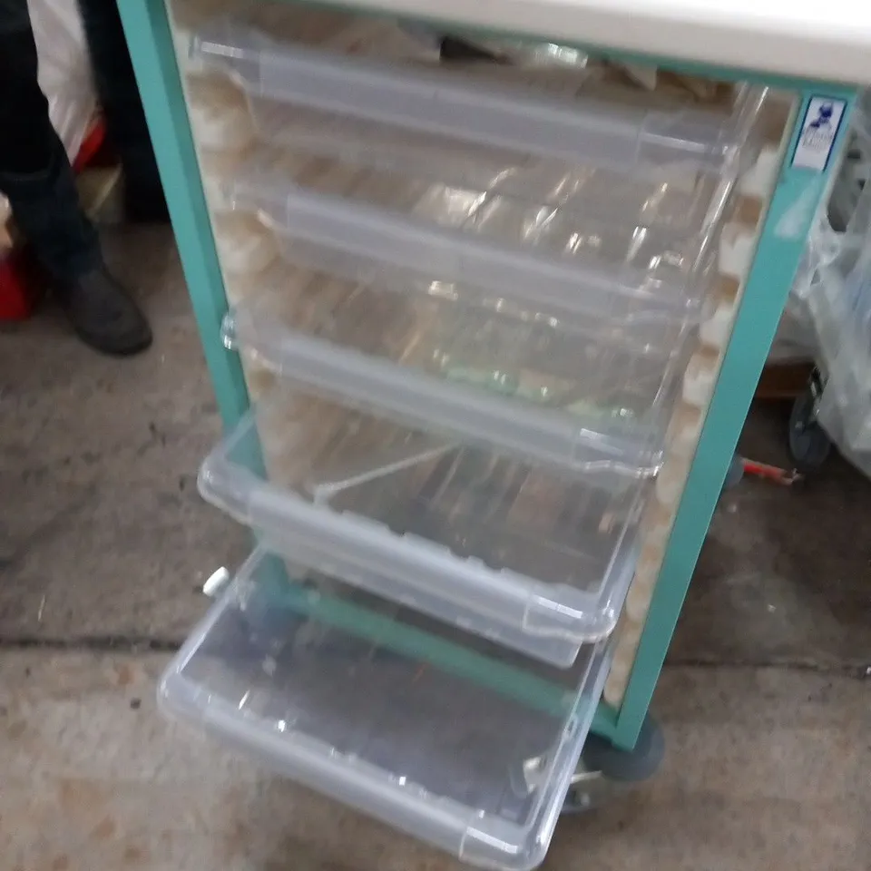 BRISTOL MAID FIVE DRAWER TROLLEY