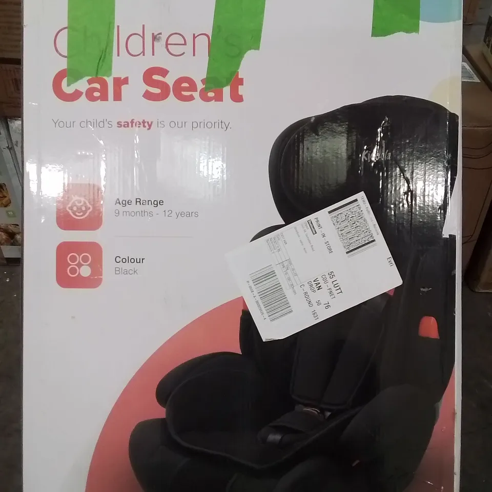 BOXED KIDOOLA CHILDREN'S CAR SEAT 