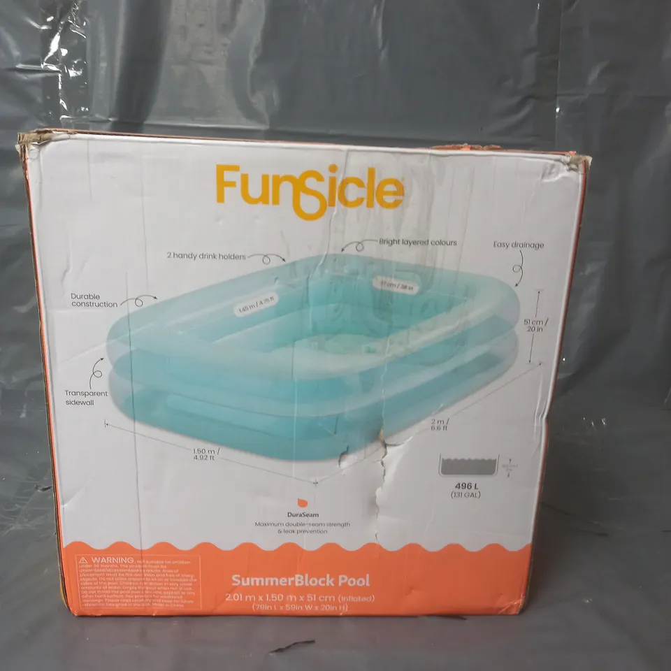 FUNSICLE SUMMERBLOCK POOL RRP £19.99