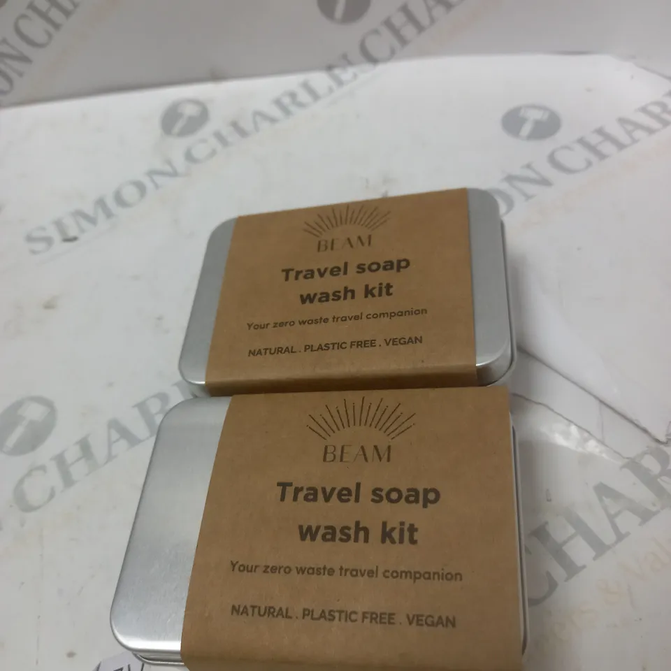 BEAM TRAVEL SOAP WASH KIT X 2 