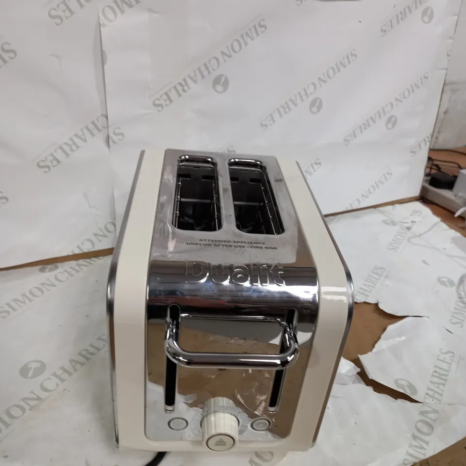 DUALIT CREAM 2-SLOT TOASTER