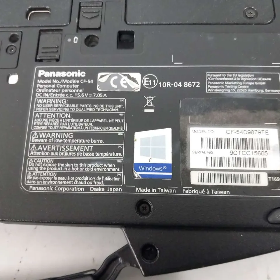 PANASONIC TOUGHBOOK CF-54 LAPTOP