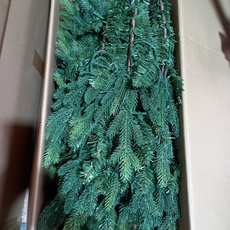 BOXED 6FT PRE LIT UPSWEPT TREE - COLLECTION ONLY RRP £149.99