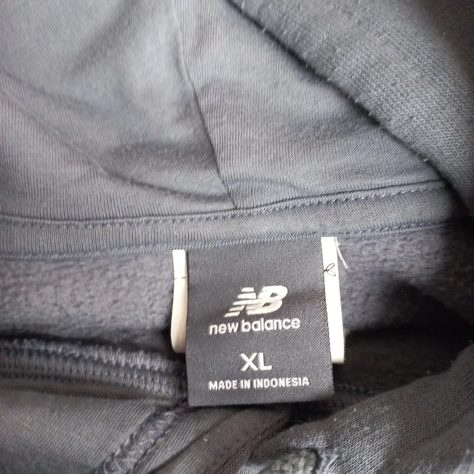 New Balance Hoodie – XL – Grey/Blue (Men's) 