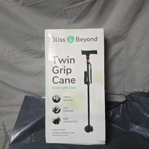 BLISS & BEYOND TWIN GRIP CANE – WALK WITH EASE (GB-8060)