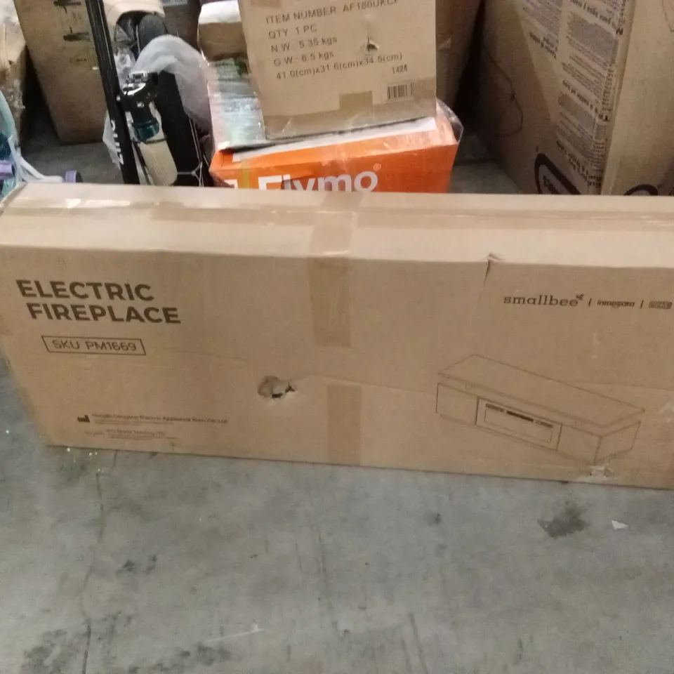 BOXED SMALLBEE PM1669 ELECTRIC FIREPLACE
