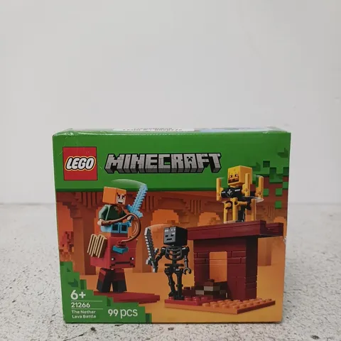 LEGO MINECRAFT THE NETHER LAVA BATTLE – 21266, 99 PCS (BOXED)