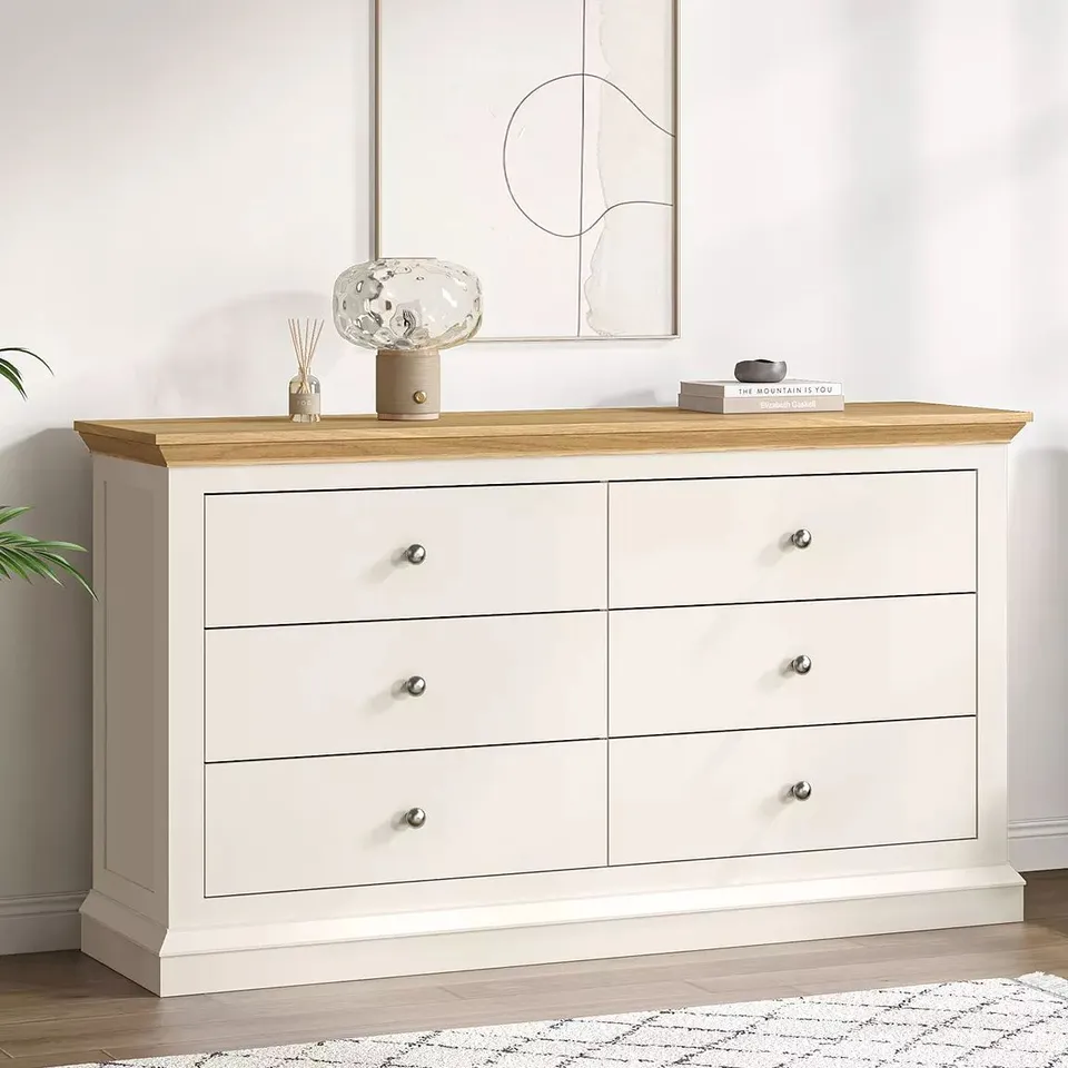 BOXED HANNA 3 + 3 DRAWER CHEST (2 BOXES)
