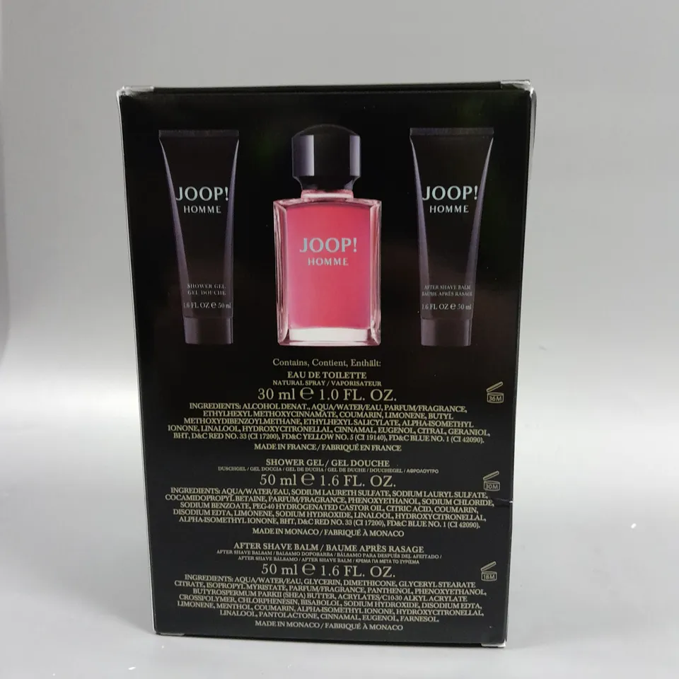 BOXED JOOP! HOMME 30ML EAU DE TOILETTE GIFTSET  RRP £34