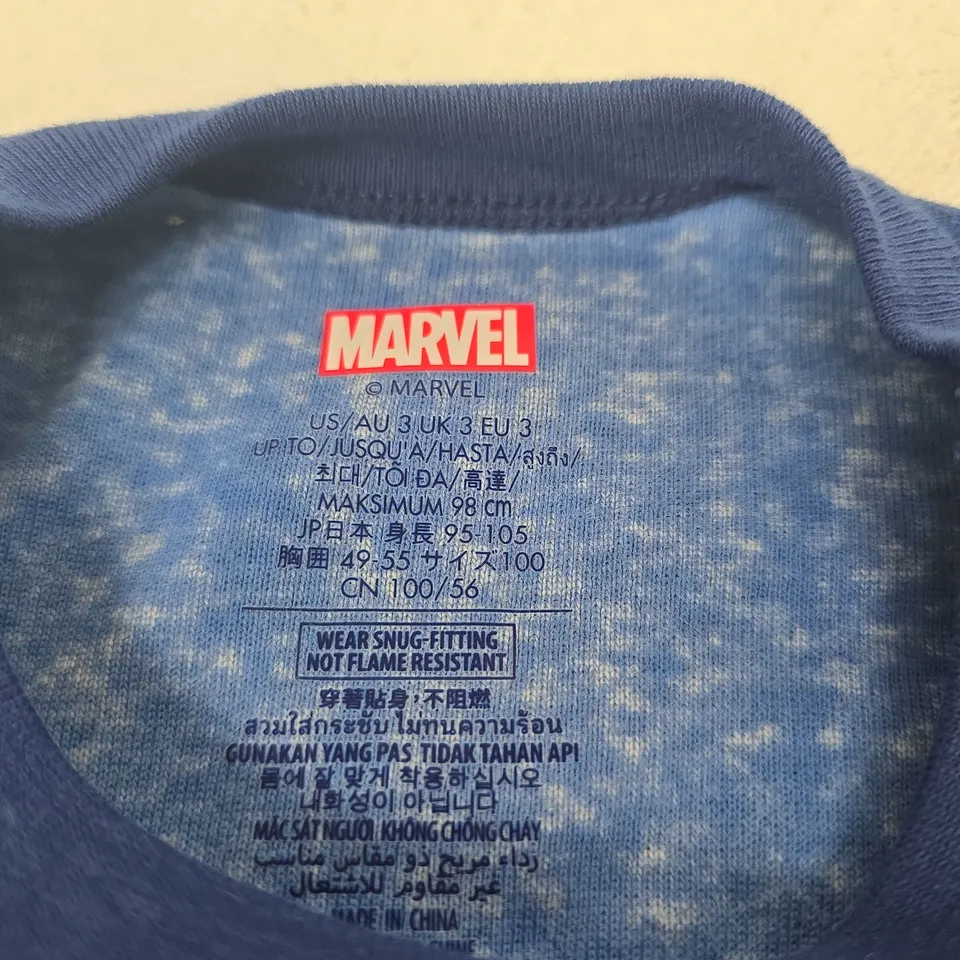 MARVEL CAPTAIN AMERICA KIDS COSTUME TOP & TROUSERS – UK 3