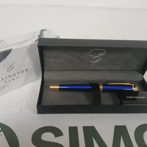 ELLINGTON PENS LUXURY FOUNTAIN PEN – BLUE (NEW)