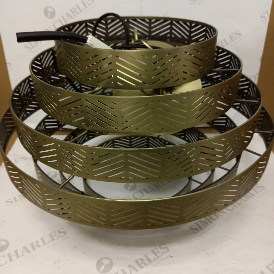 JOHN LEWIS HERRINGBONE CEILING LIGHT FITTING