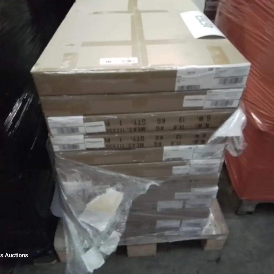 PALLET OF APPROXIMATELY 14 FLAT PACKED DESKS