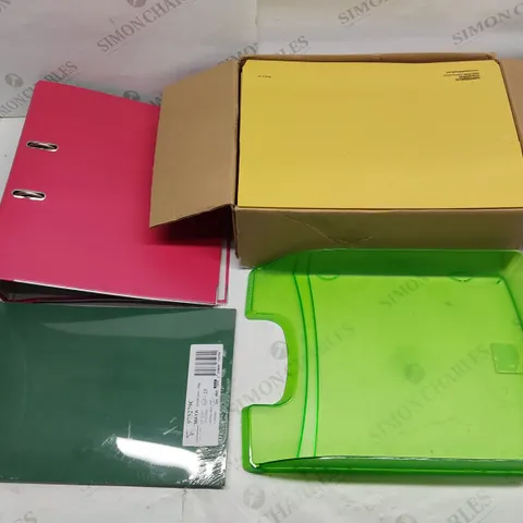 BOX OF APPROXIMATELY 4X BRAND NEW STATIONARY PRODUCTS TO INCLUDE;