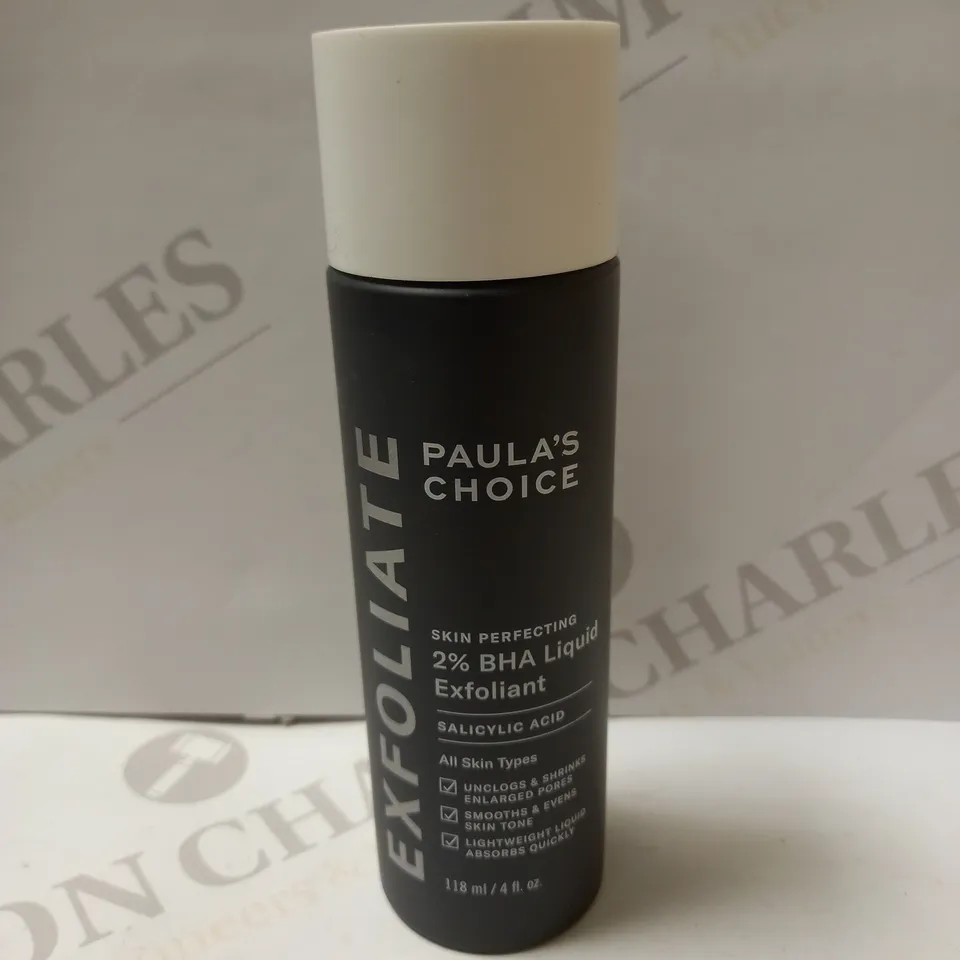 PAULAS CHOICE SKIN PERFECTING 2% BHA LIQUID SALICYLIC ACID EXFOLIANT 118ML