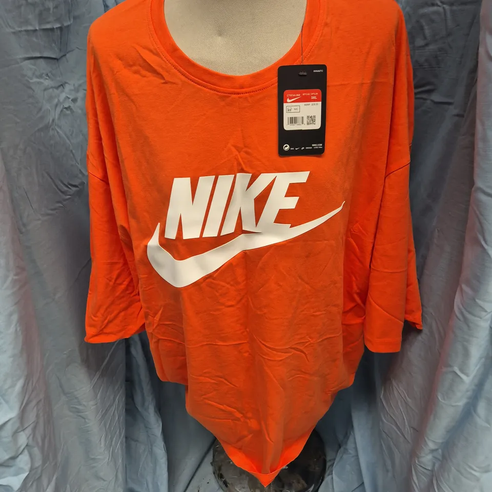 NIKE T-SHIRT – ORANGE, 3XL