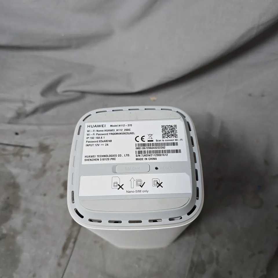 HUAWEI 5G MOBILE WI‑FI HOTSPOT H112-370