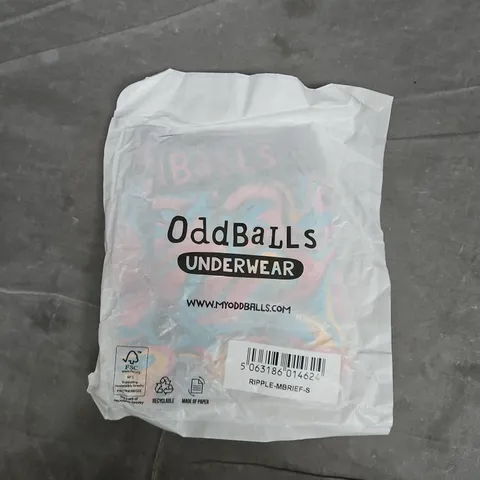 BAGGED ODDBALLS UNDERWEAR RIPPLE MBRIEF - S
