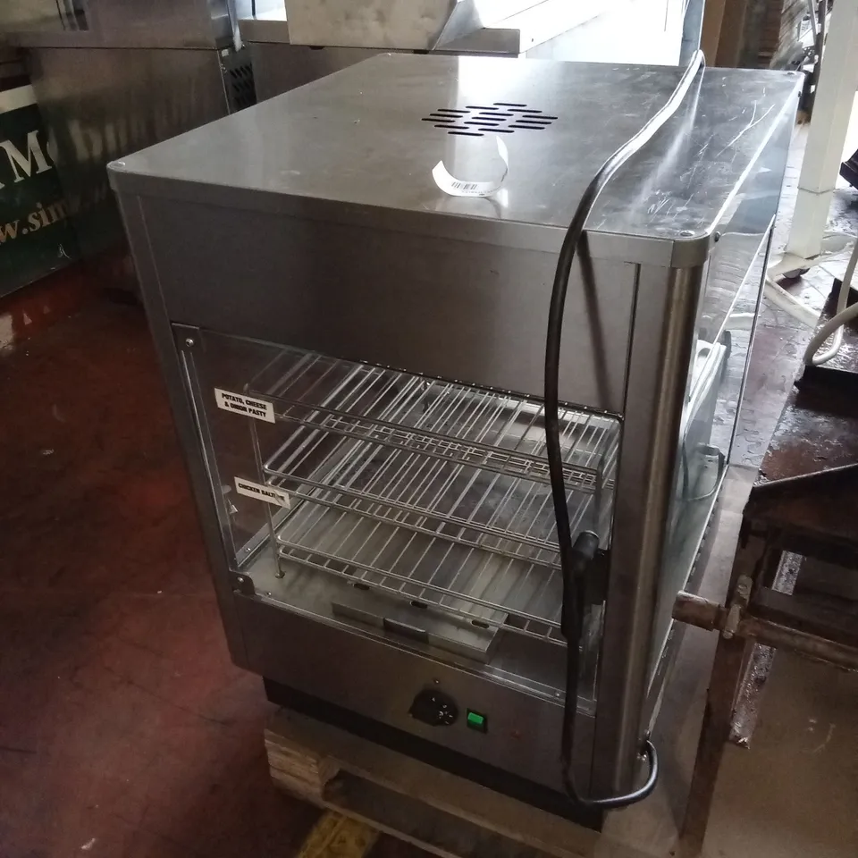 LINCAT SEAL UMS50D COUNTERTOP HEATED DISPLAY MERCHANDISER WITH STATIC RACK