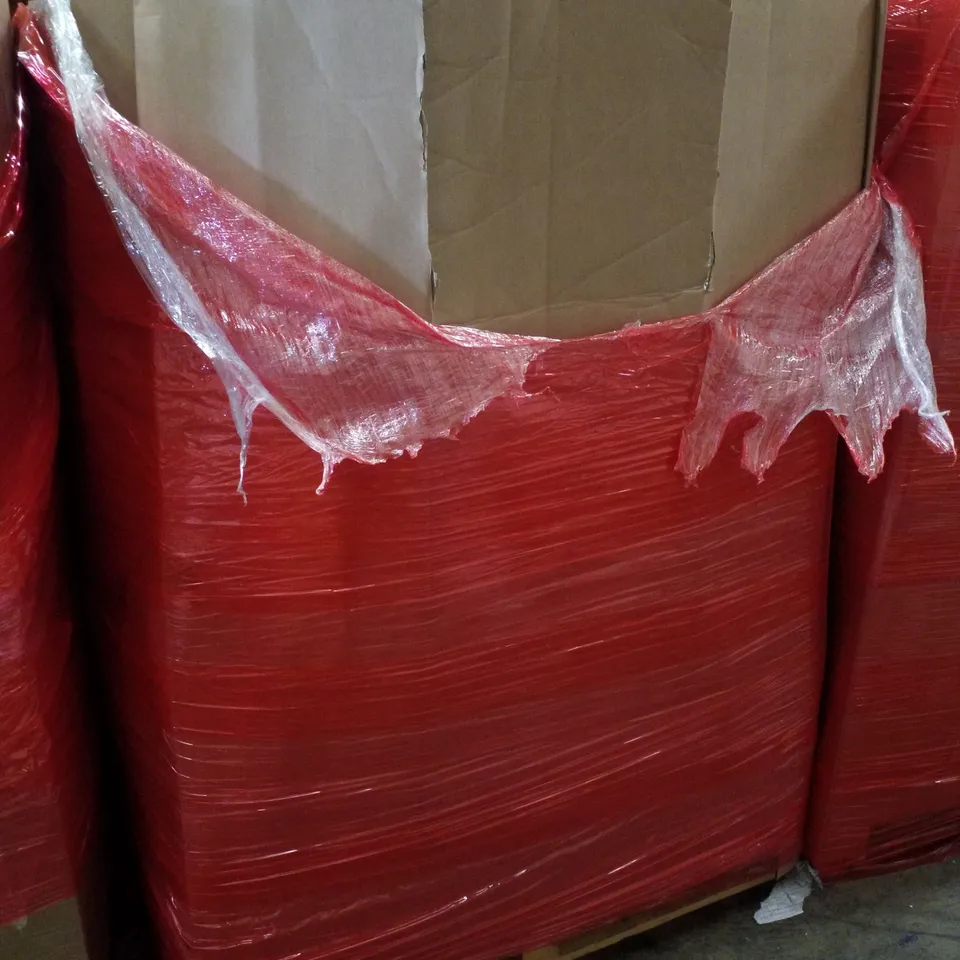 PALLET CONTAINING ASSORTED PRODUCTS INCLUDING CAMPING STOOL, RETRACTABLE SAFETY GATE, SEAT CUSHIONS, 4 TIER WIRE RACK & WOODEN FRAME WALL DECOR